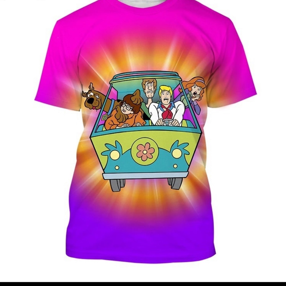 🆕 Scooby 3D Design T-shirt